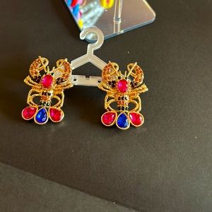 Lobster cute earrings